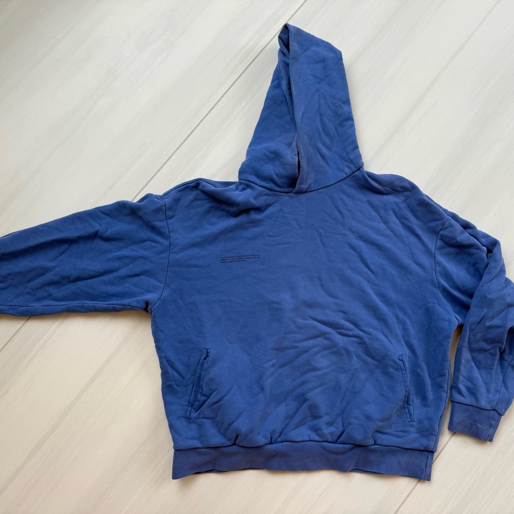 Blue Hoodie with Front Pockets